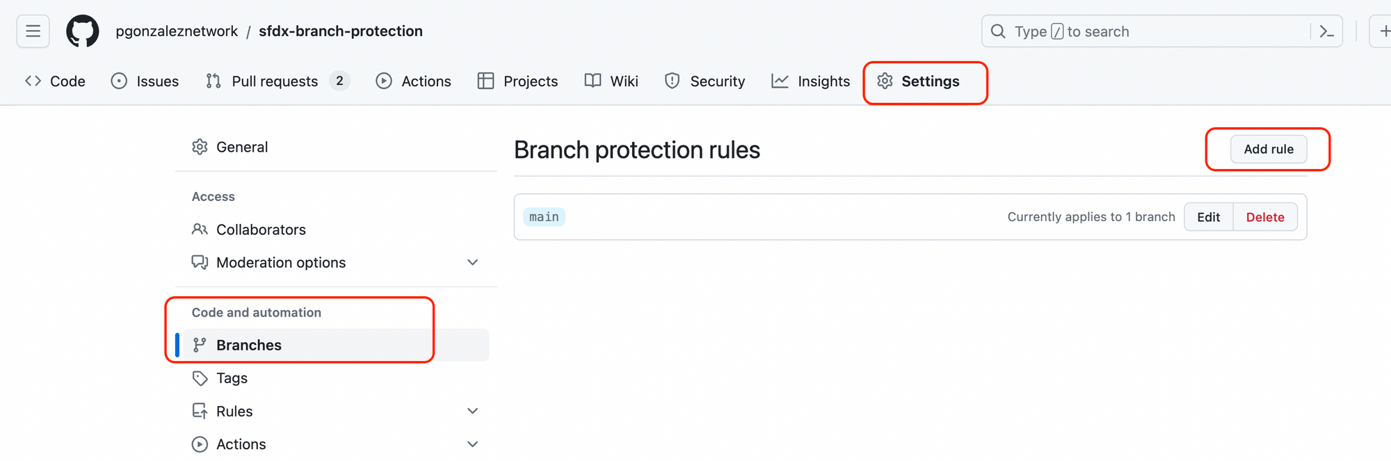 Gate your Salesforce deployments with sfdx, Branch Protection Rules, and GitHub Actions