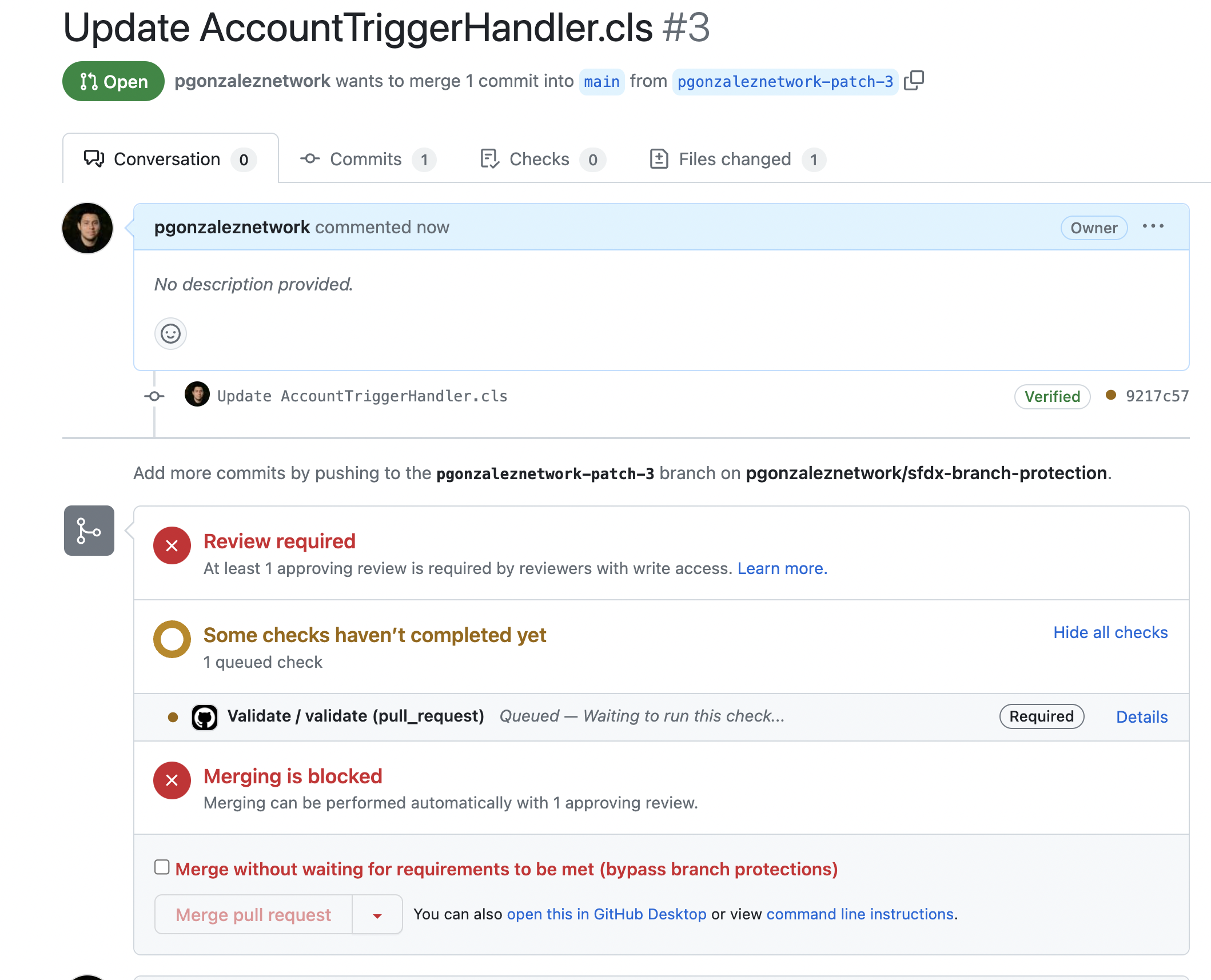 Gate your Salesforce deployments with sfdx, Branch Protection Rules, and GitHub Actions